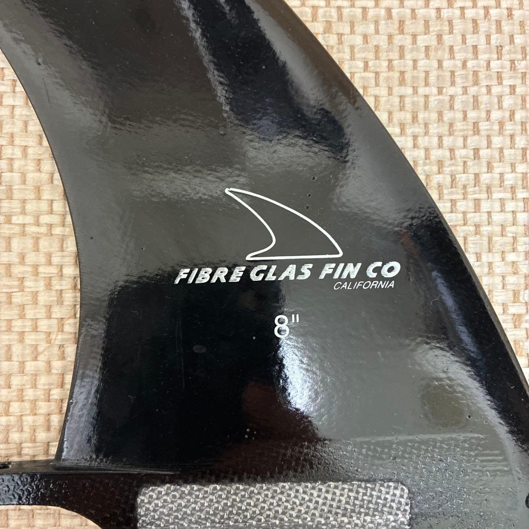 FIBRE GLAS FIN CO サーフボードフィン 8インチ ブラック