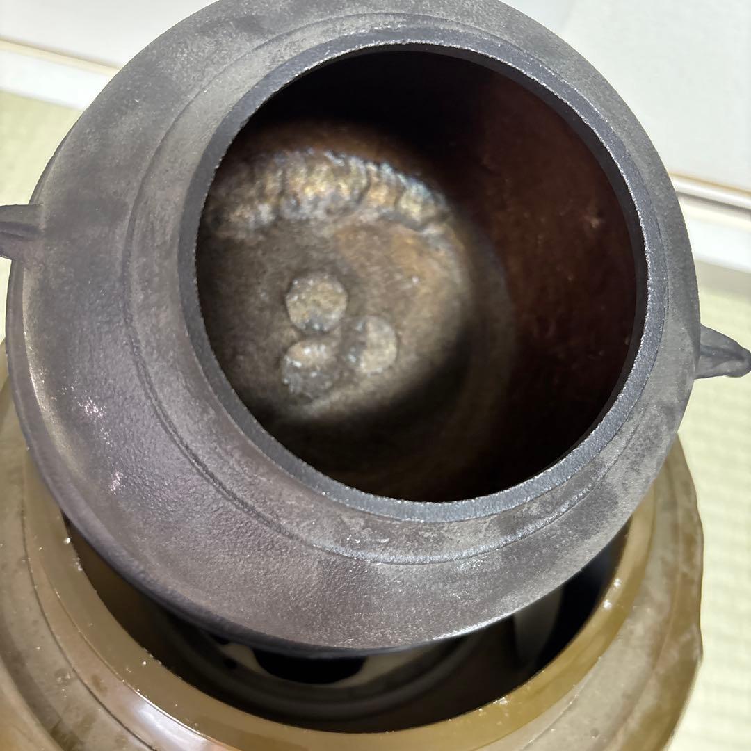 茶道具　風炉型電熱器　野々田　（非銅非鉄？）