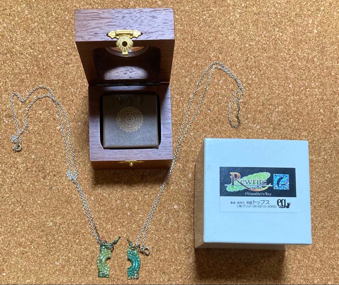 Rewriteリライト Key公式品ビジュアルアーツ中津静流アクセサリーセット