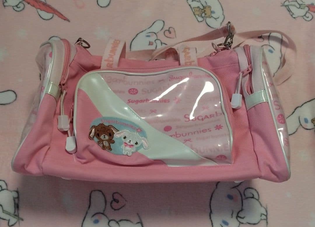 シュガーバニーズ　ビニールバッグ　難あり　当時物
