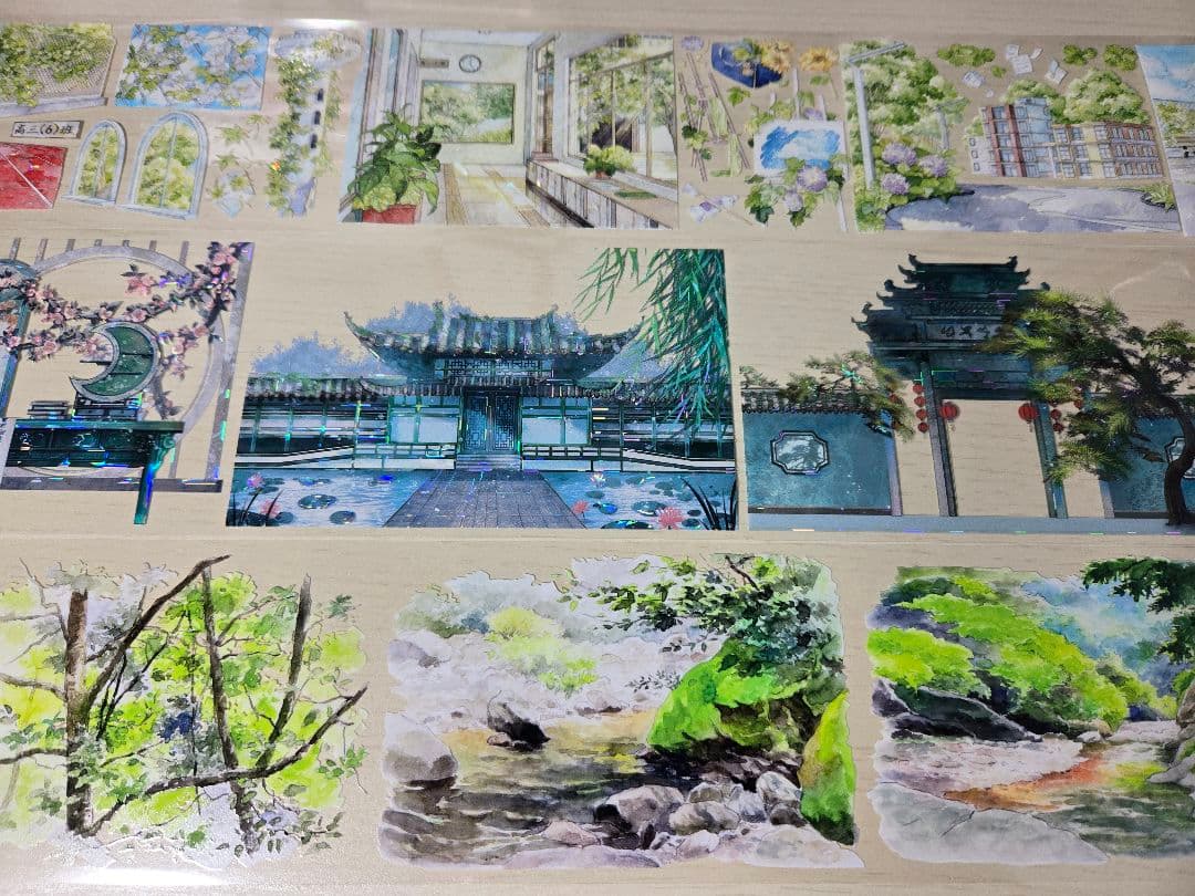 海外マステ　風景マステ　装飾マステ　背景マステ　まとめ売り　おまけ付き