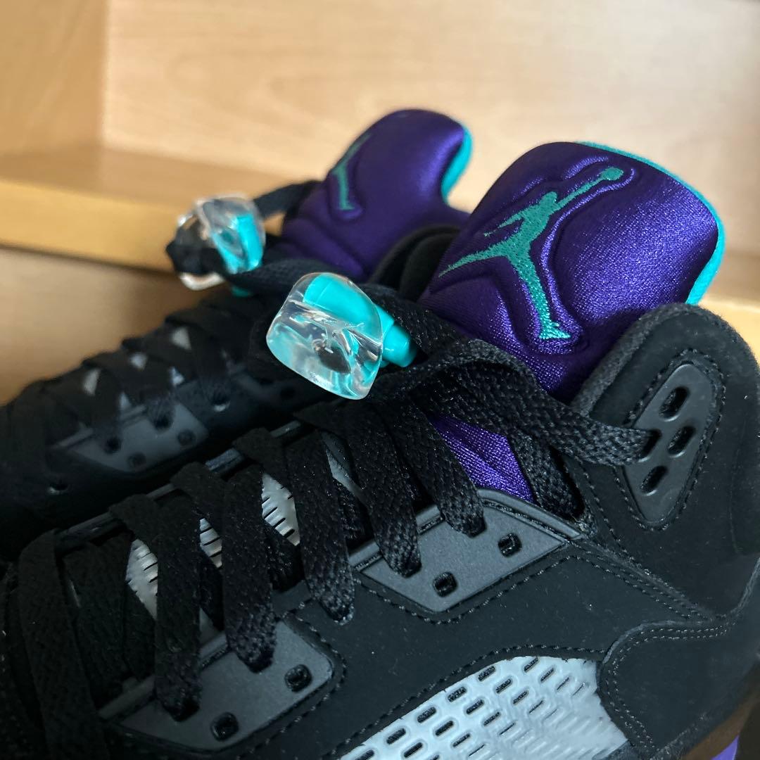 シューズ(女性用) NIKE AIR JORDAN 5 RETRO BLACK GRAPE