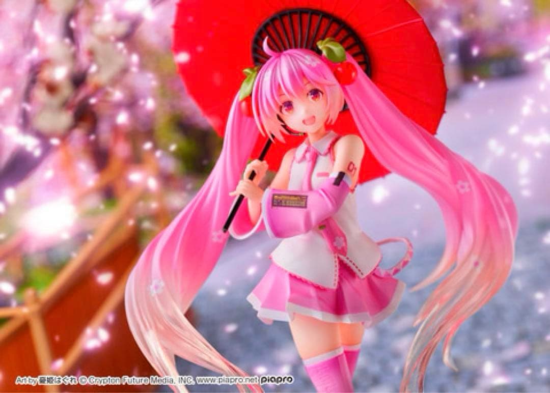 初音ミク 初音ミク＆桜ミク 描き下ろしマルチクロス