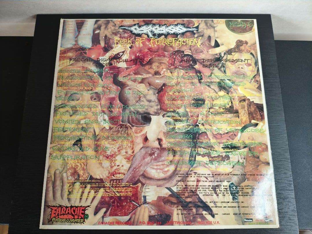 1988年 UK Carcass – Reek Of Putrefaction