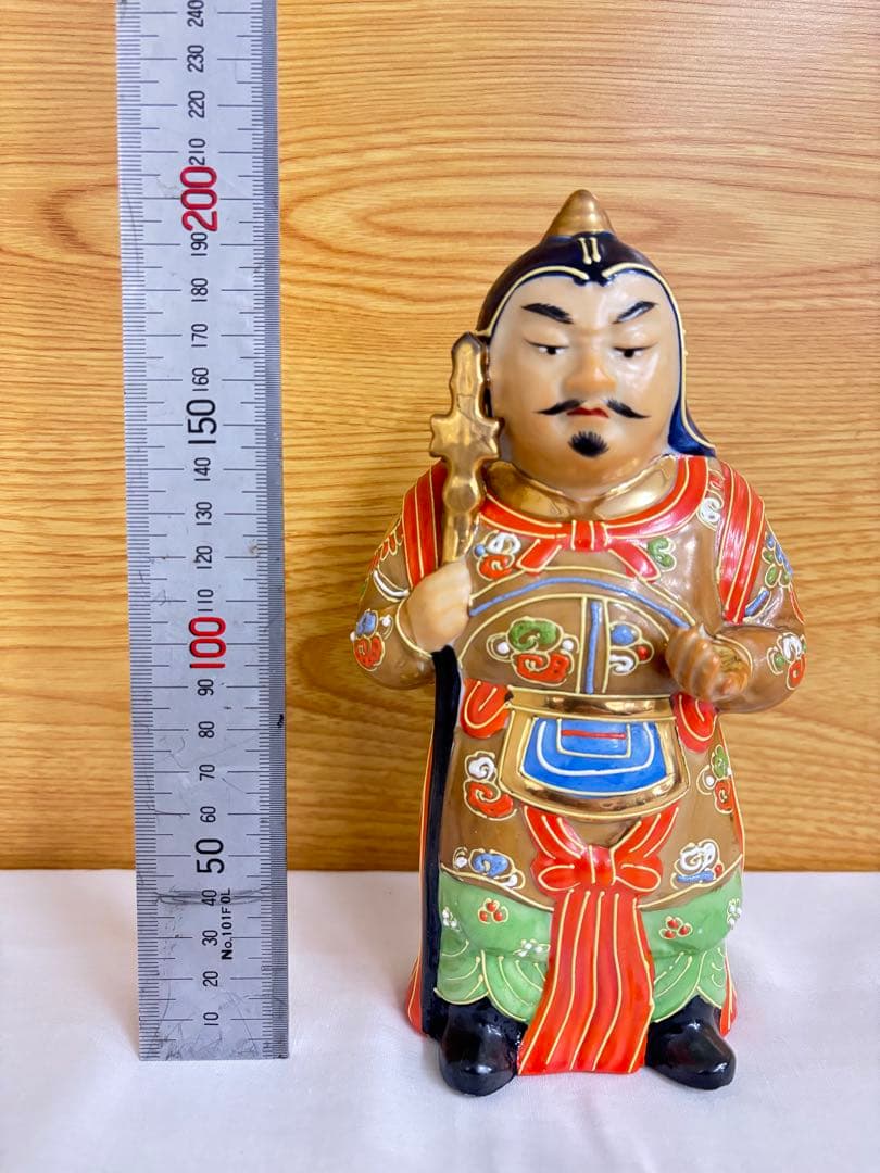 【美品】九谷焼 七福神 置物 全7体セット 6号 盛技法 金彩 伝統工芸品