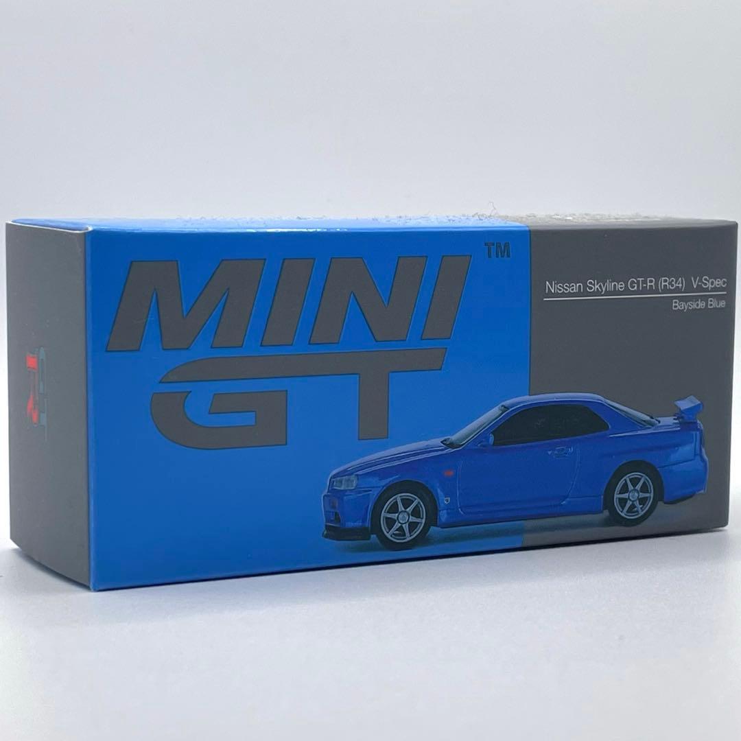 1/64 MINIGT 日産 R34 GT-R カスタム品 BBS