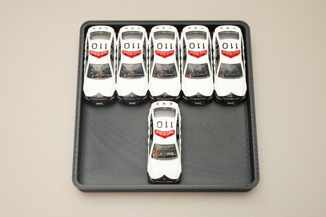 光る！LEDカスタム トミカ パトカー 6台セット