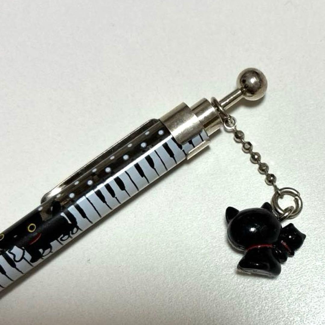 ピアノ鍵盤デザイン シャープペンシル　レトロ　靴下にゃんこ　平成　レア　筆記具