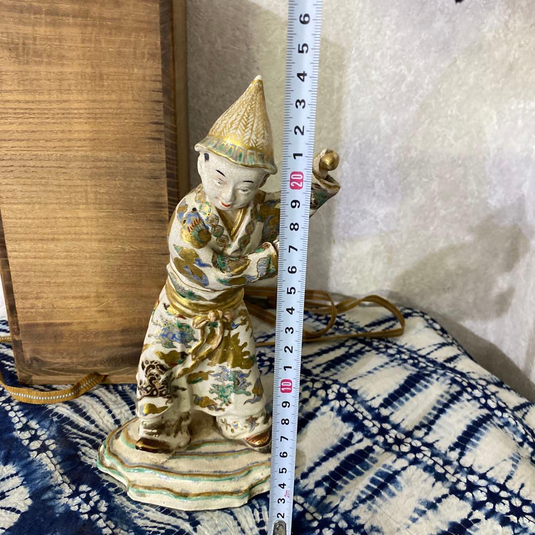 薩摩焼　唐子人形　古薩摩　里帰り品