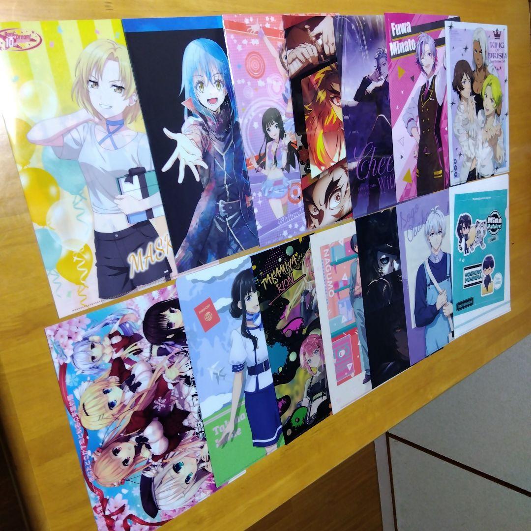 アニメ ノンジャンル 美少女系など　Ａ−４クリアファイル まとめ売り大量２５０枚