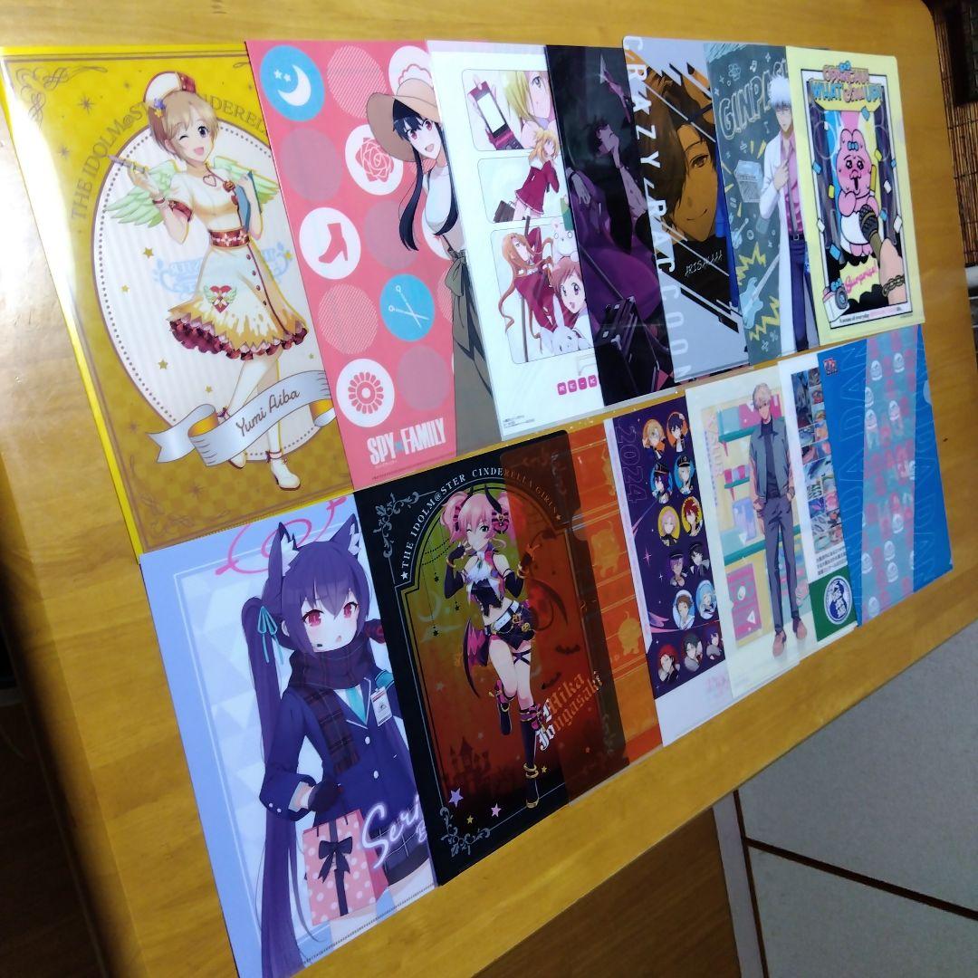 アニメ ノンジャンル 美少女系など　Ａ−４クリアファイル まとめ売り大量２５０枚
