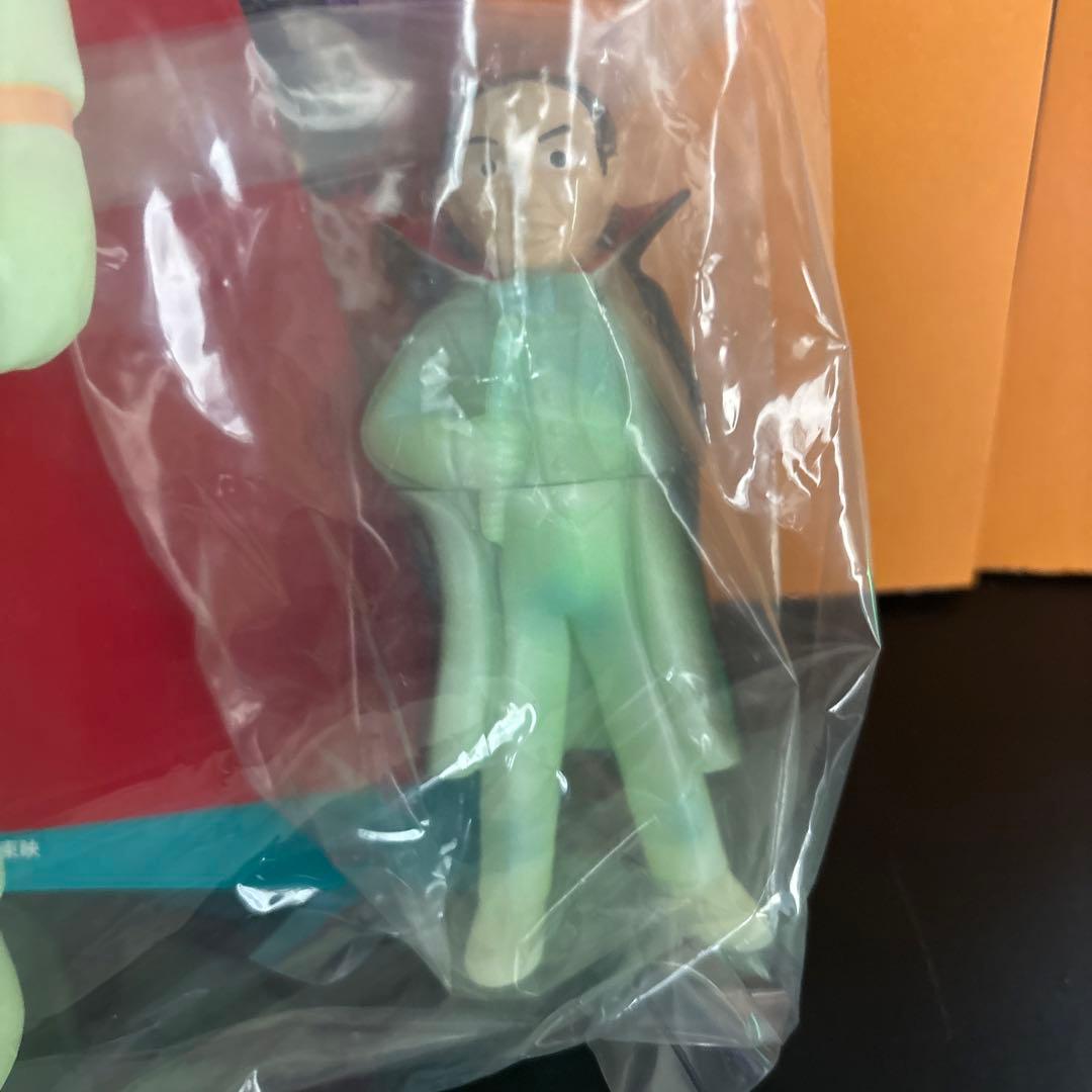 死神博士(新色蓄光)＋ミニソフビ・メディコムトイ　東宝レトロソフビコレクション