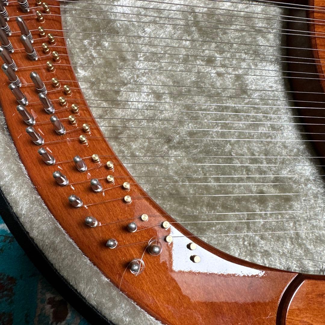 【カペラ】SANSO30弦ハープ（ライアー）本体ハードケース付き