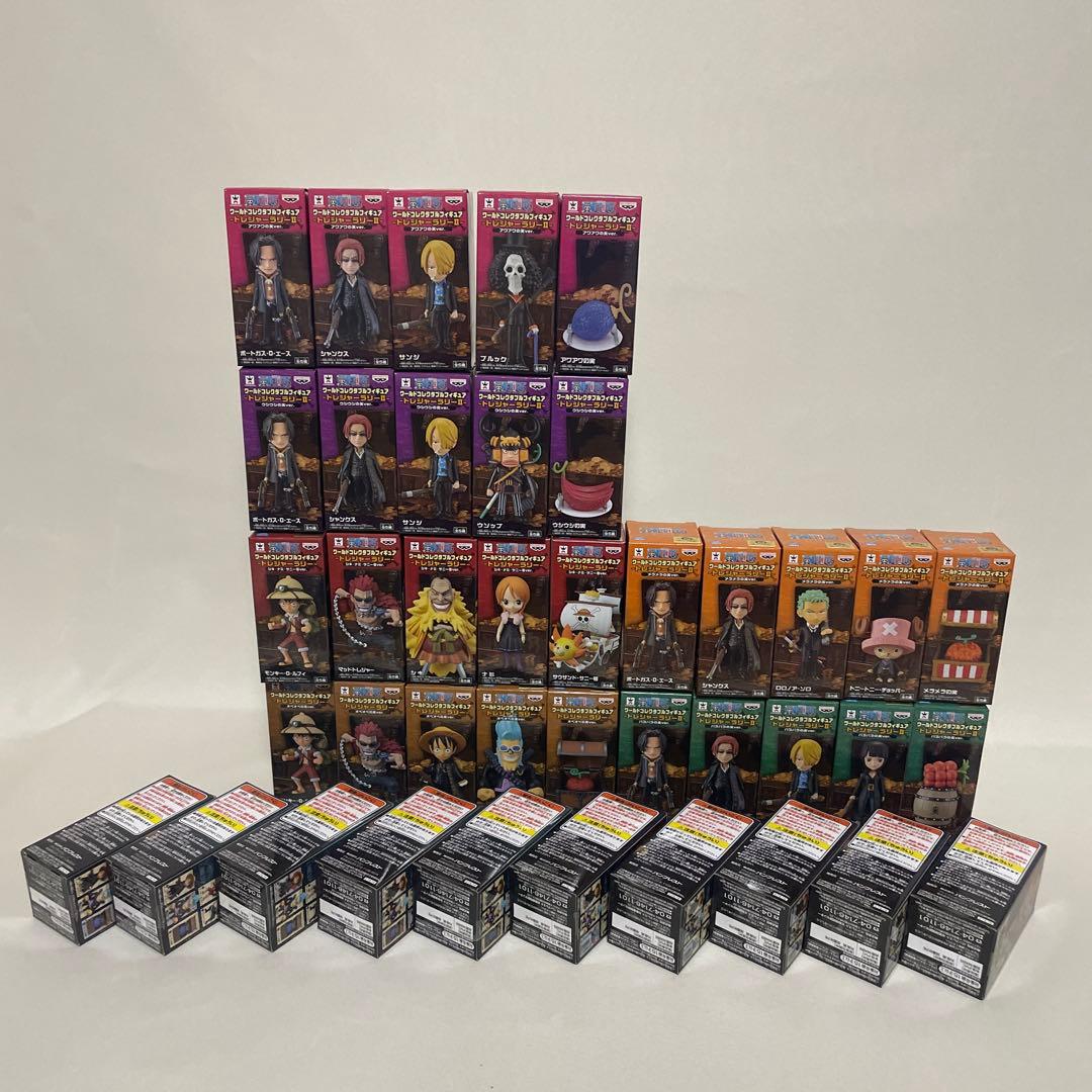 ※超希少　ワンピースワールドコレクタブルフィギュア　トレジャーラリー40体セット