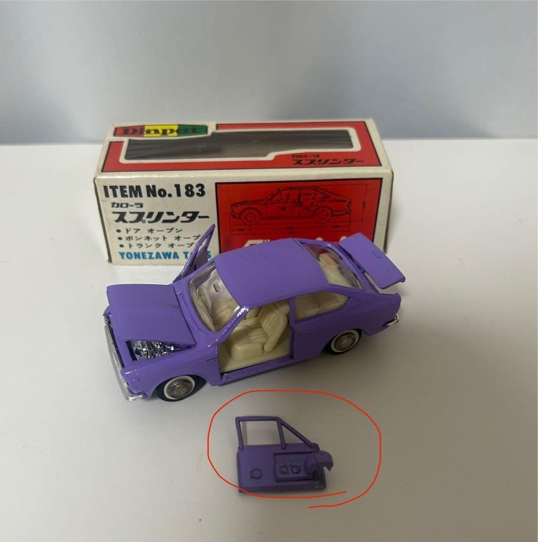 た*坊様 DIAPET Corolla 1100、スプリンター ミニカー2点まと