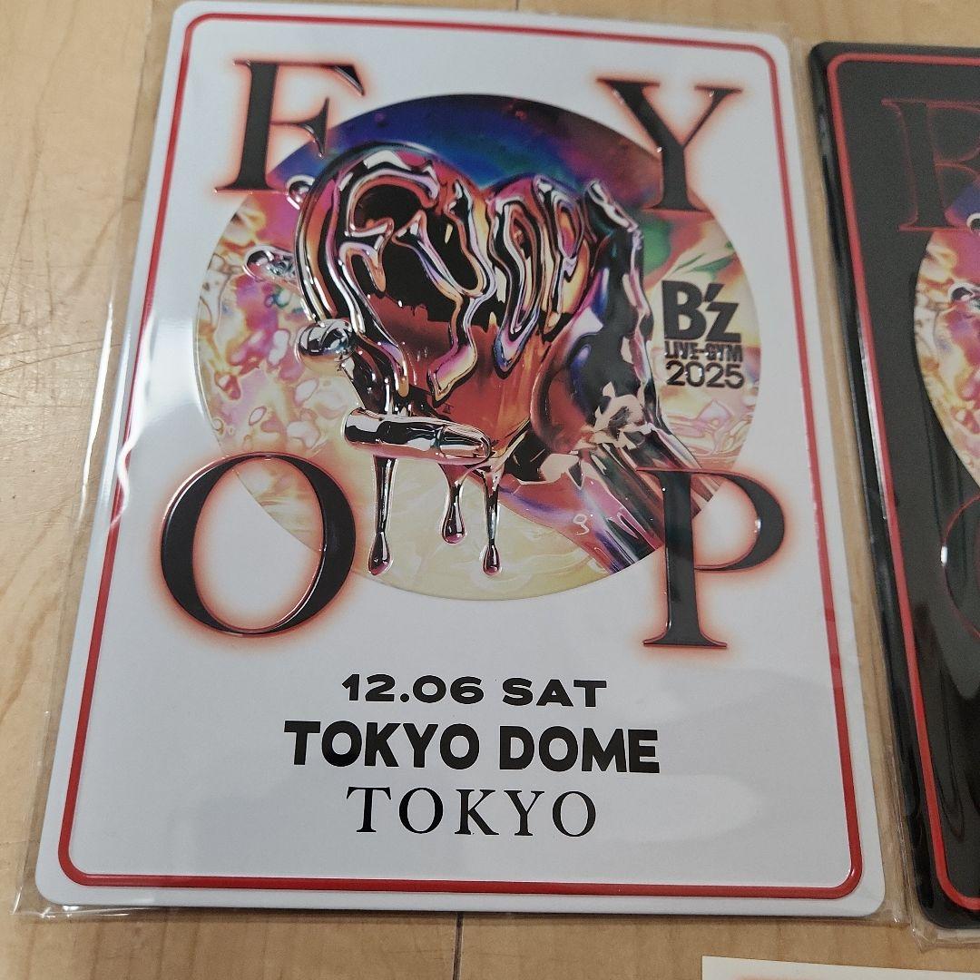 B'z FYOP　メモリアルプレート　東京ドーム　ステッカー　新品