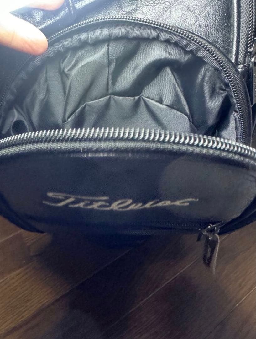 ✨️美品 Titleist ブラック キャディバッグ 9.5型 3点式ショルダー