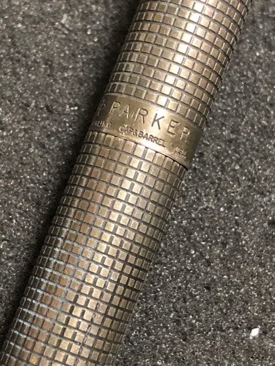 parker USA 純銀万年筆 ペン先14金 受験就職御守り