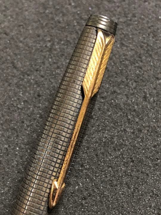 parker USA 純銀万年筆 ペン先14金 受験就職御守り