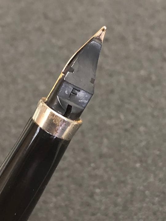 parker USA 純銀万年筆 ペン先14金 受験就職御守り