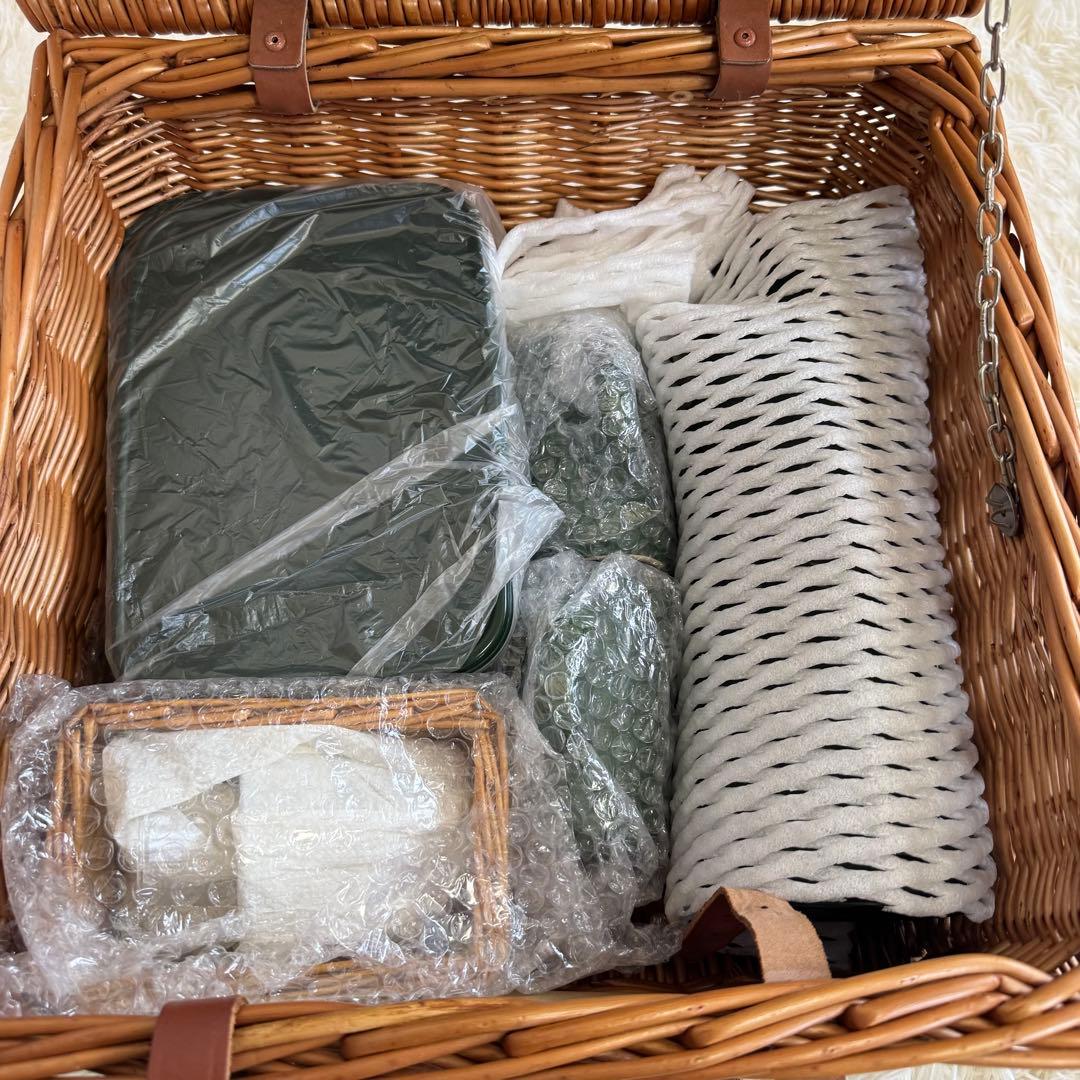 optima 英国製ピクニックバスケット ヴィンテージ　美品