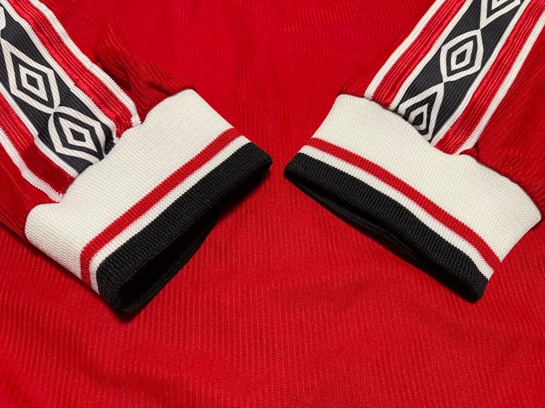 98-00 マンチェスターユナイテッド ホーム 長袖ユニフォーム XL