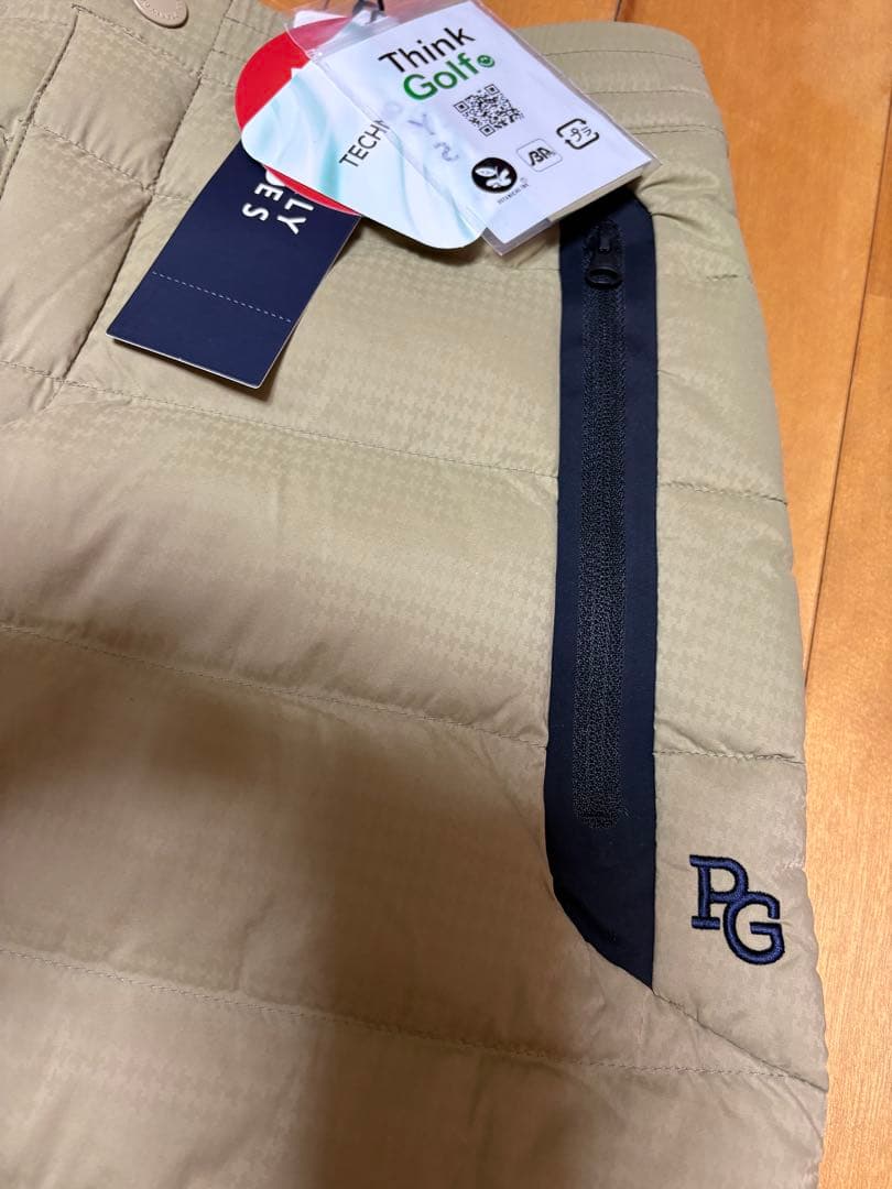 新品　パーリーゲイツ　セットアップ　ジャケット　中綿　スカート　ダウン　ベージュ