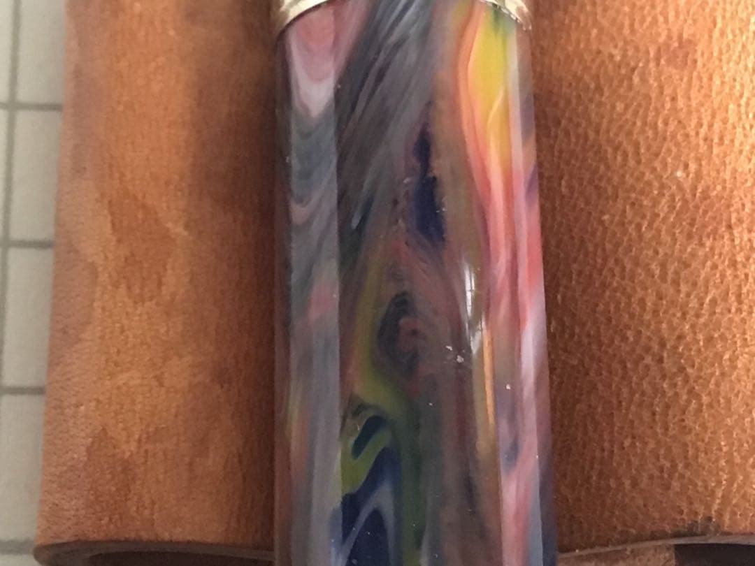 大橋堂万年筆　14k 字幅M？　アクリル樹脂