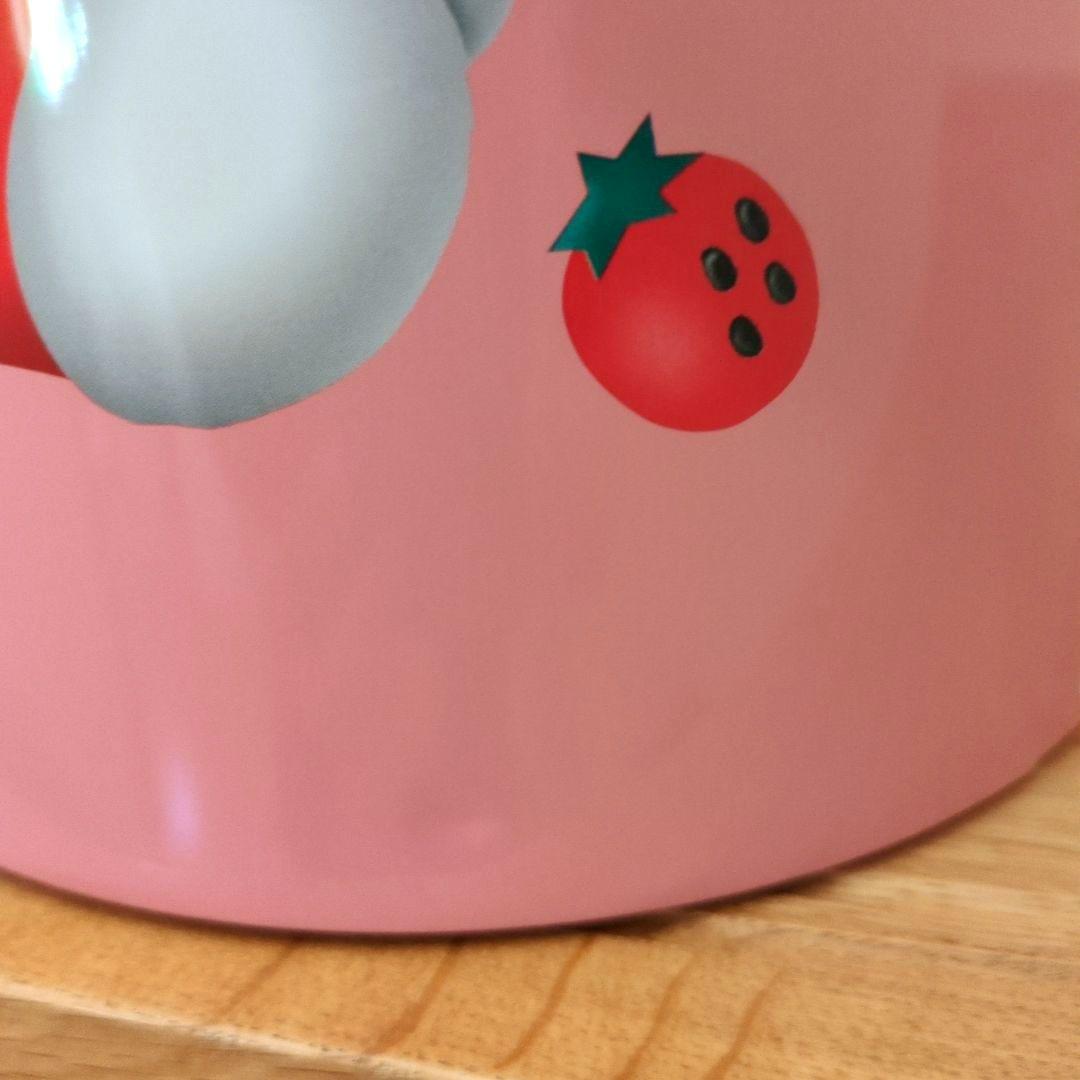 【新品】昭和レトロ　ハローキティ　キティちゃん　スチール缶　ゴミ箱