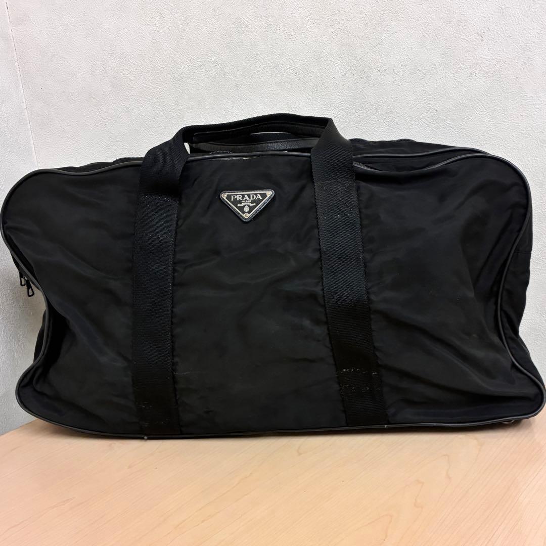 PRADA プラダ ナイロン ボストンバッグ ダッフルバッグ 旅行 出張 ２室