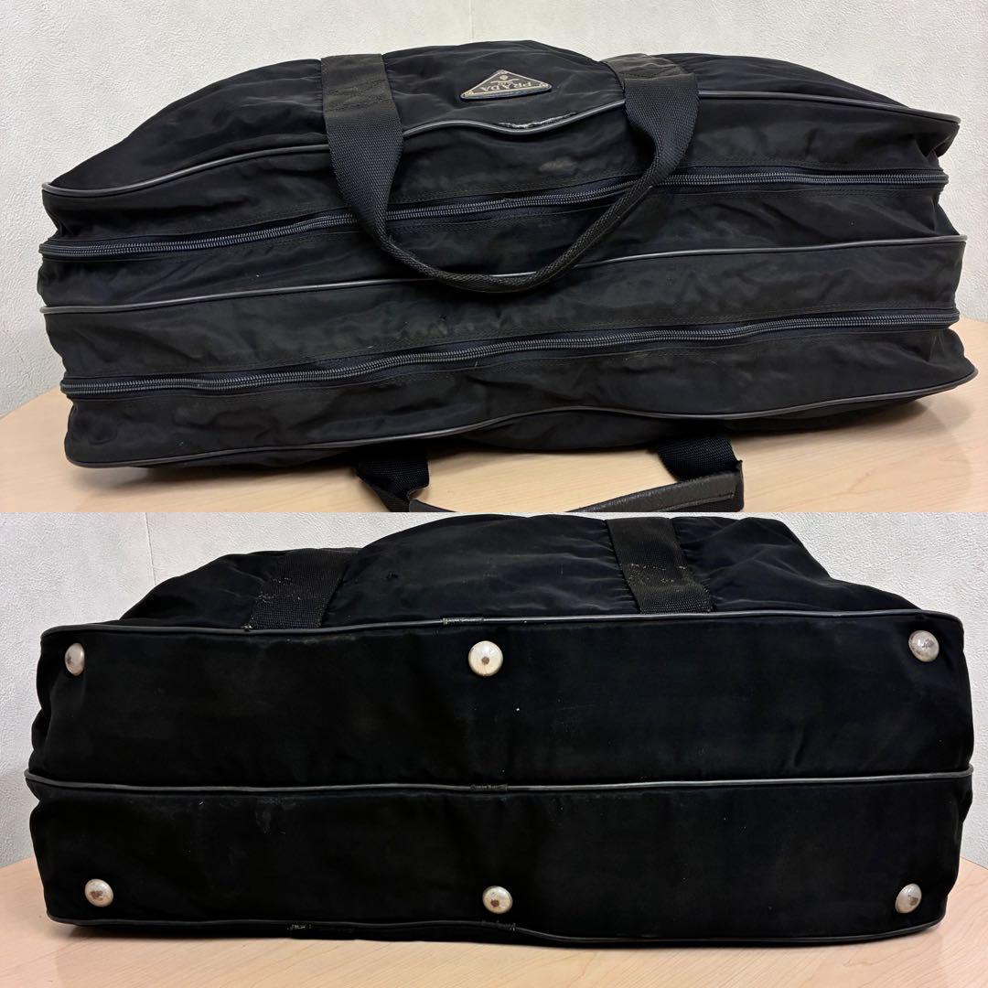 PRADA プラダ ナイロン ボストンバッグ ダッフルバッグ 旅行 出張 ２室