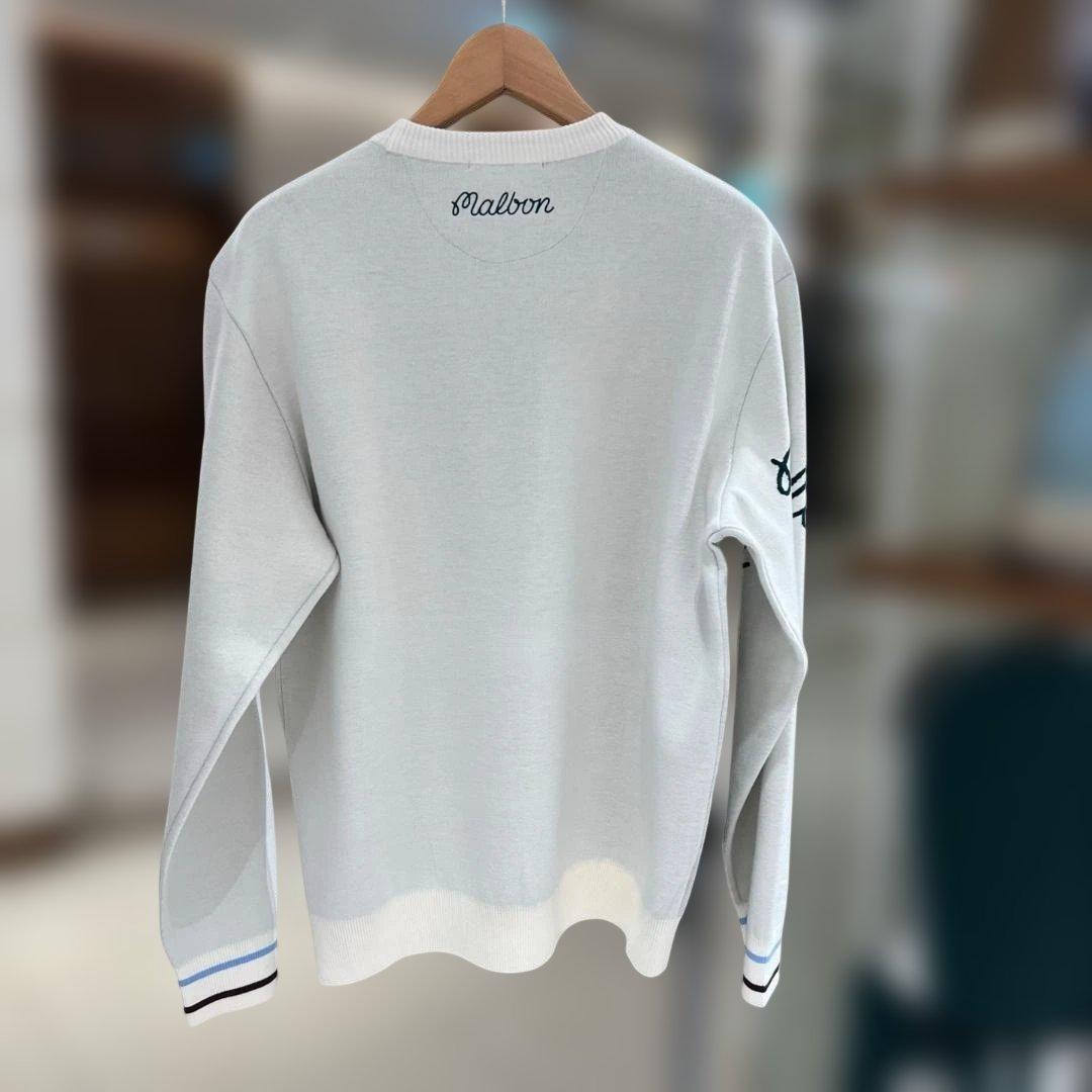 Malbon Golf 2025年秋冬コレクション のメンズ長袖ニット