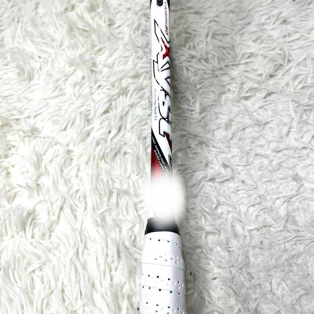 【美品】ミズノ XYST T1 0U 最終型 ソフトテニス ラケット レッド
