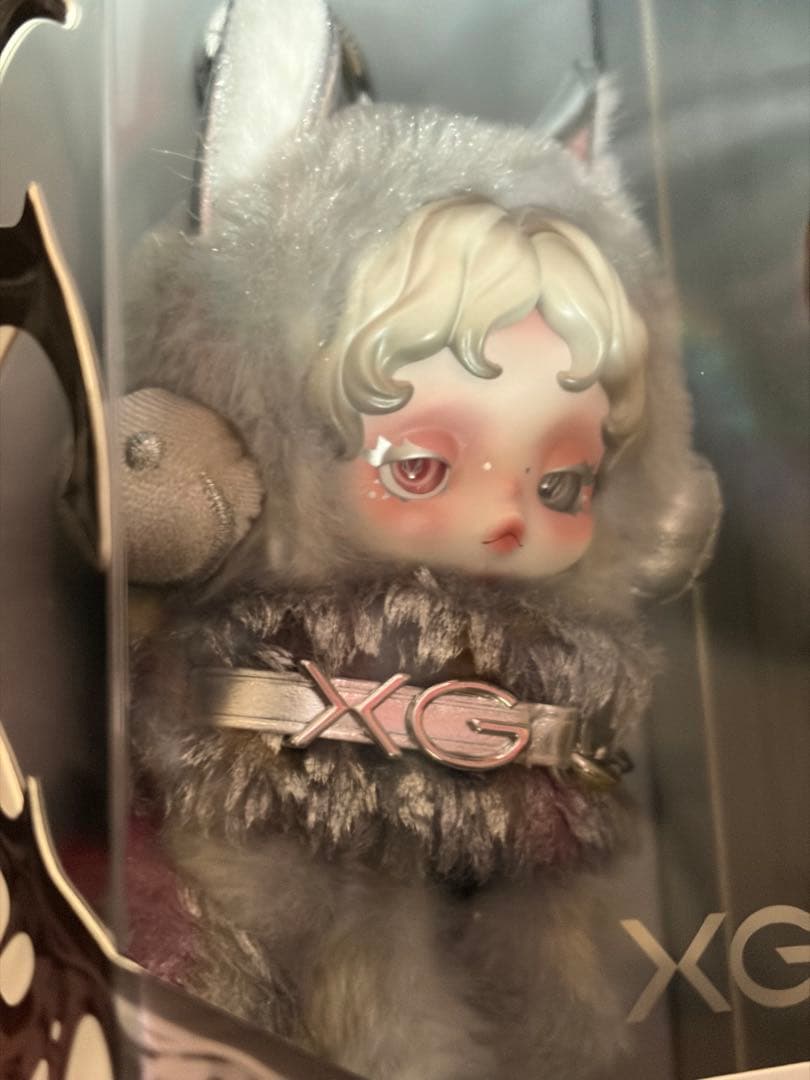 SKULLPANDA×XG ぬいぐるみペンダント ポップマート