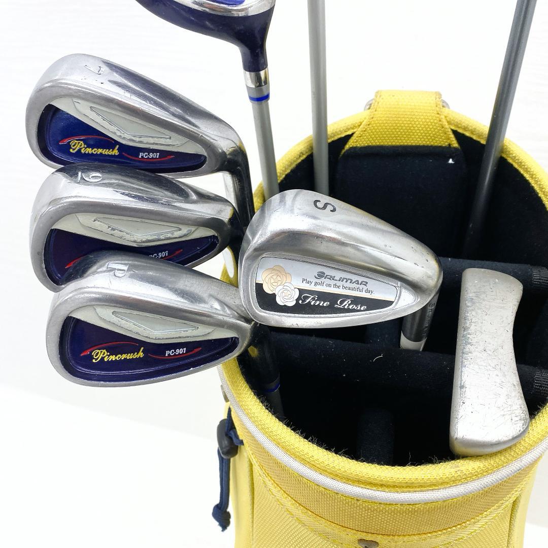 【格安‼】 ピンクラッシュ レディース ゴルフ クラブ 初心者 セット 8本 L