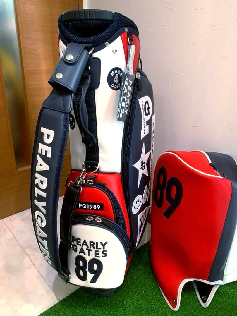 超希少　新品未使用　限定　パーリーゲイツ　トリコロール　キャディバッグ　スタンド
