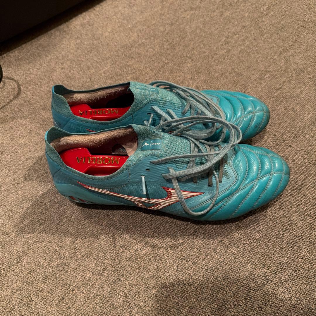 Mizuno モレリアNeo III β 水色　サッカーシューズ27.5cm