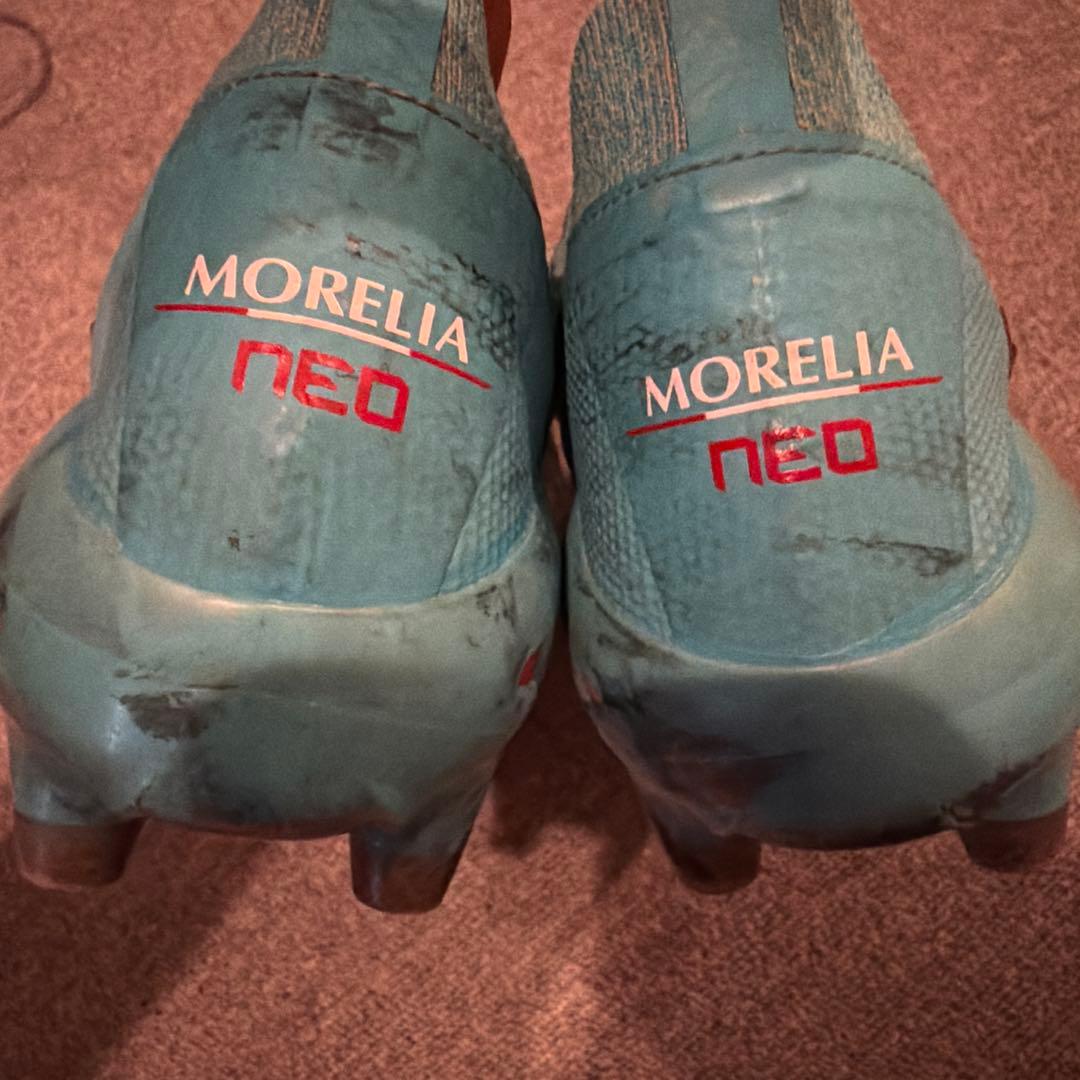 Mizuno モレリアNeo III β 水色　サッカーシューズ27.5cm