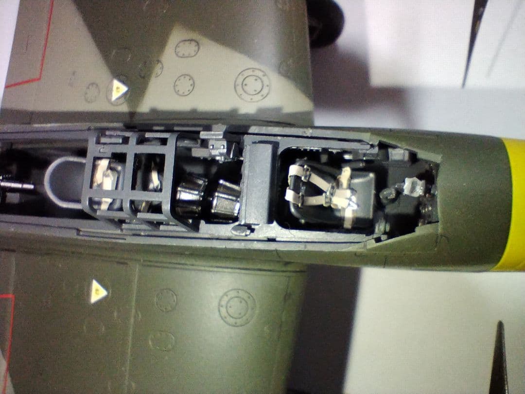 プラモデル完成機　1/48　メッサーシュミットBf110D-3