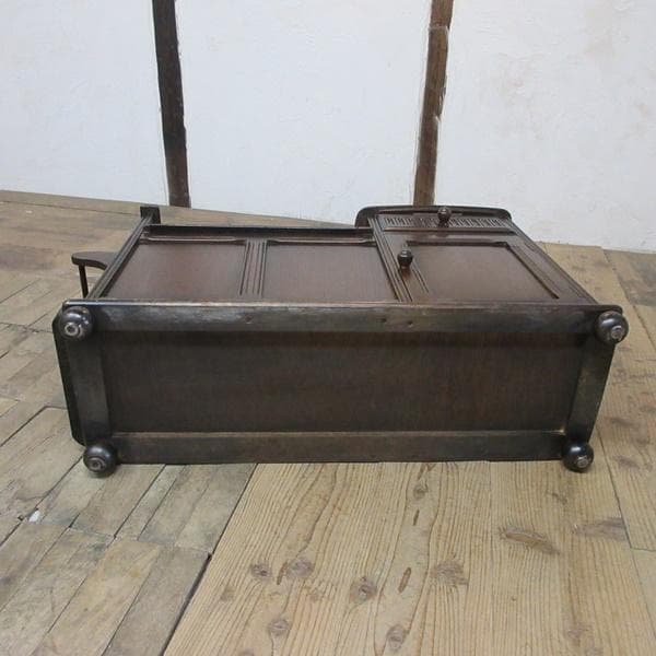 イギリス アンティーク 家具 テレフォンベンチ サイドテーブル 収納 6931d