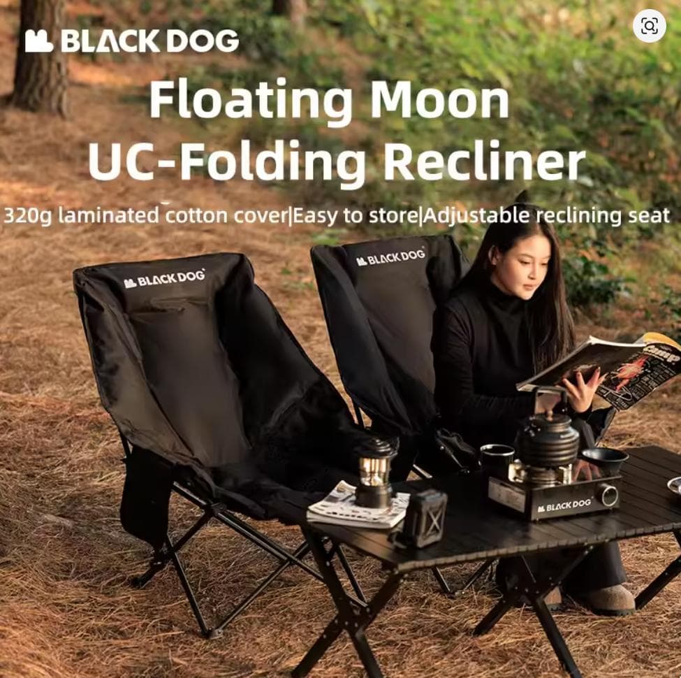 BLACKDOG 折りたたみキャンプチェア2脚セット