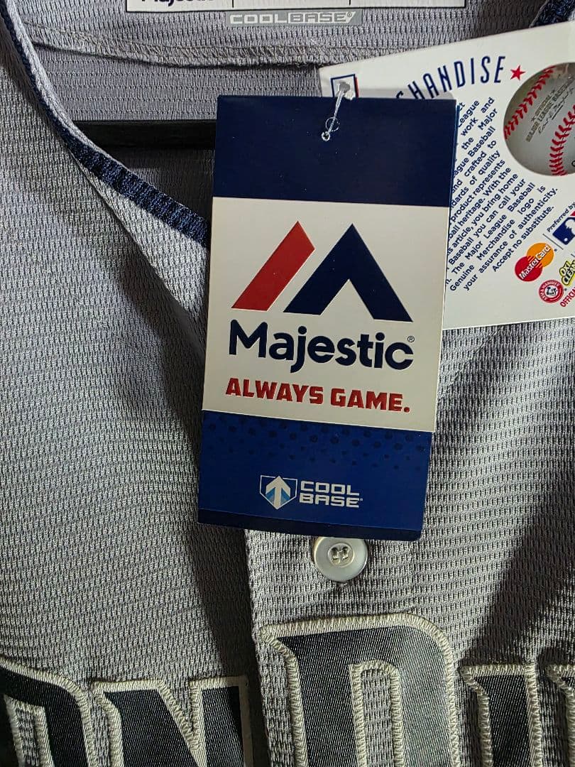 タグ付き未使用★MLB★パドレス★ハイクオリティレプリカ ★旧ビジター★