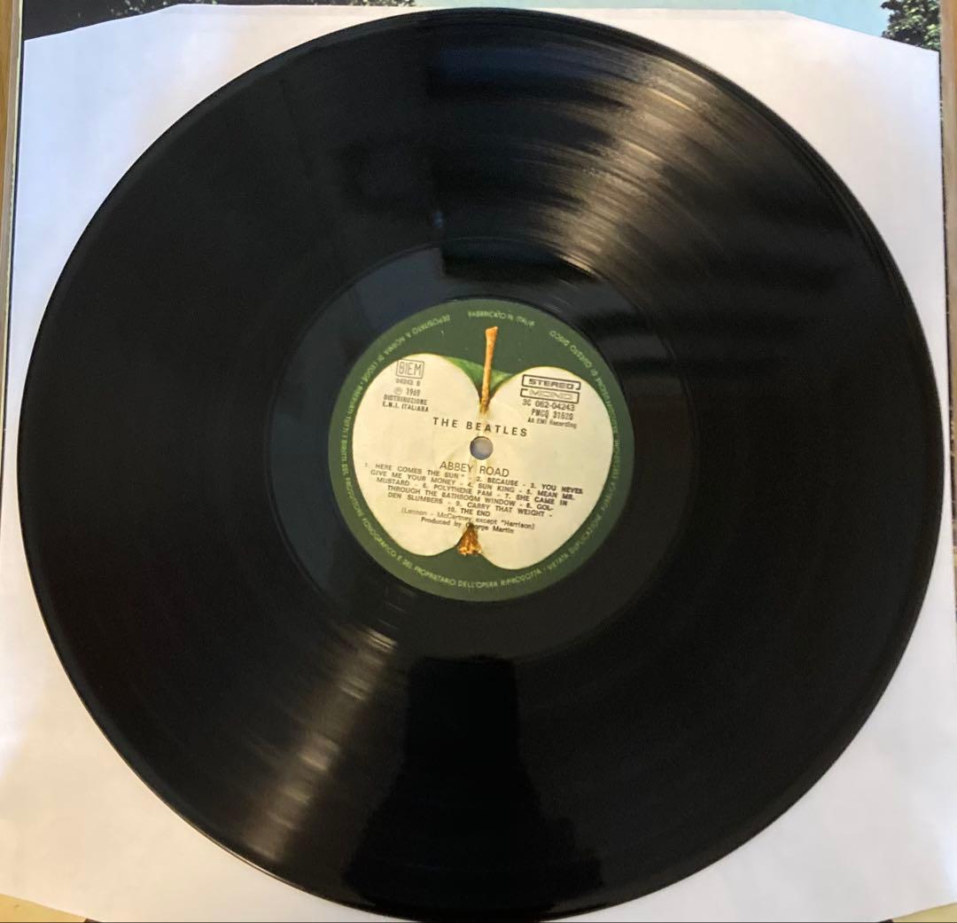稀少イタリア1st別カットAbbey Road Beatlesビートルズレコード