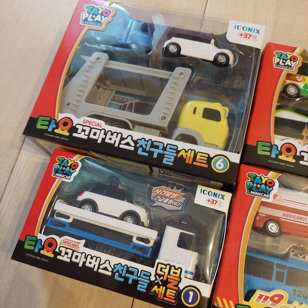 ちびっこバス タヨ フレンズ 4種類 ミニカー タヨ おもちゃ 箱付き