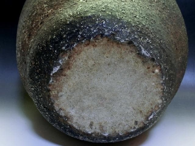 壷■古信楽 伊羅保古壺 古い水瓶 花瓶 甕 置物 時代物 骨董品■