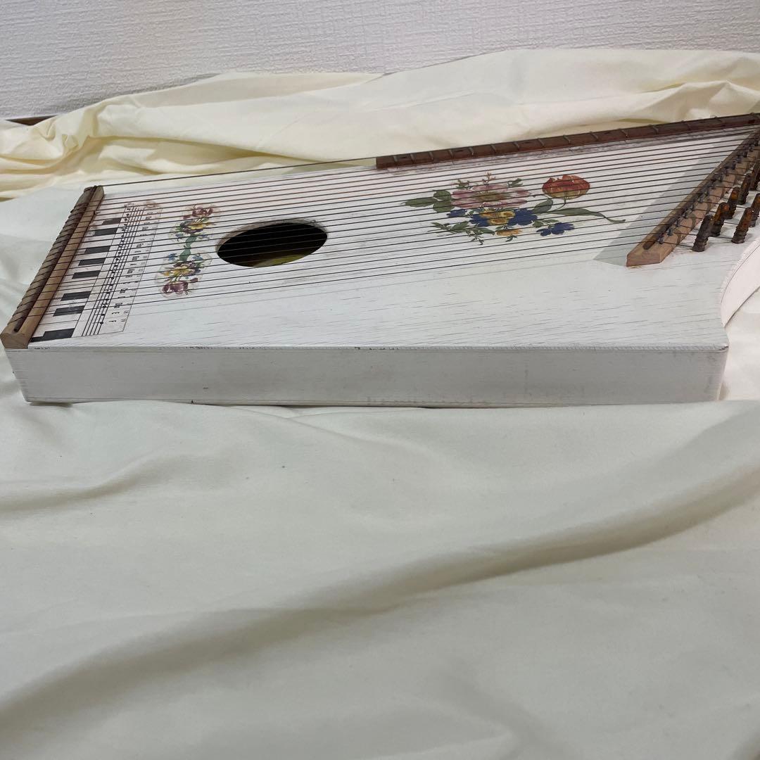 Garanti 5ar チター ハープ ビンテージ 弦楽器 模様