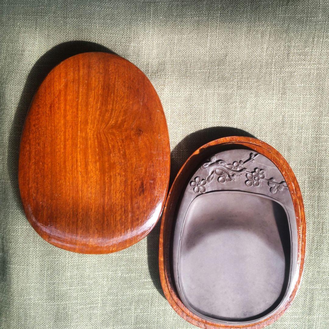 69*Z276書道 硯 墨 端渓硯 梅 赤間硯 龍渓硯 骨董