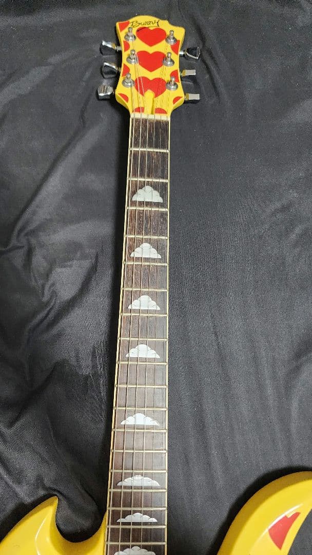 フェルナンデスハムバッカー hideモデルタイプ イエローハートモッキンバード