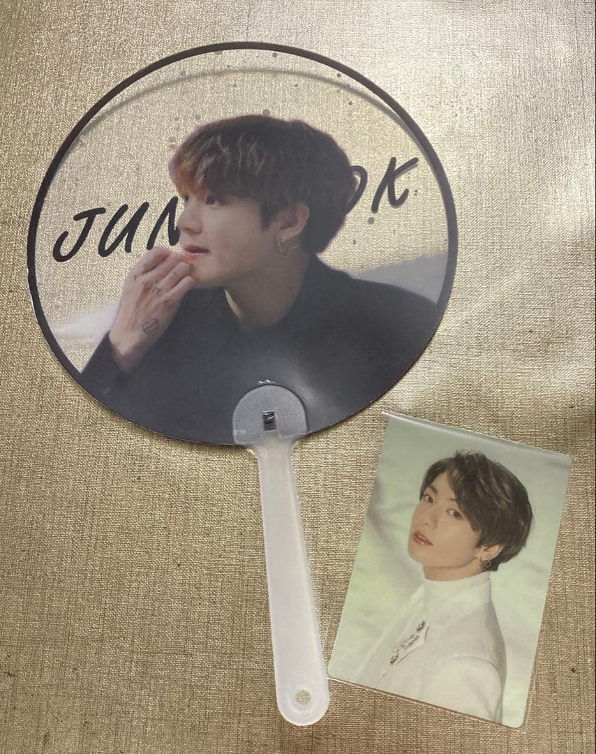 BTSグク　マスタニム透明うちわ＆マップオブザソウル ツアートレカ ミニフォト他