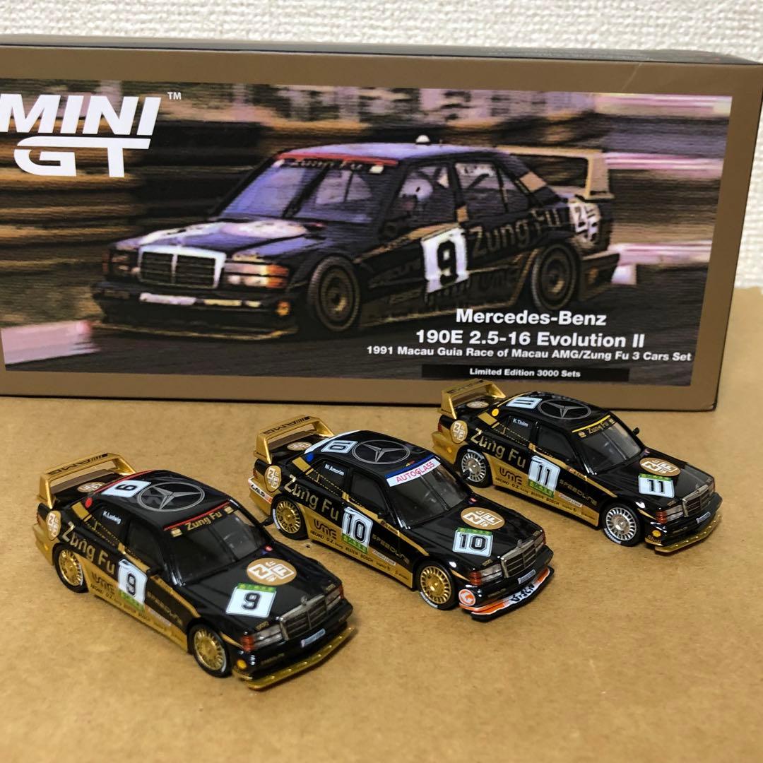 ミニGT MGTS0003　メルセデスベンツ 190E 2.5-16　3台セット